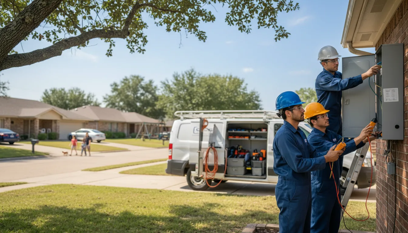 Certified electrician providing emergency electrical services in Nettleton, MS
